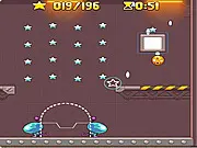 Cheese Dreams New Moon free online game, bounce through S.S. Squeakstar, physics arcade platformer