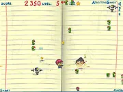 Play Paper Wars free online dual-page shooter game. Shoot robots and monsters with your ghost partner.