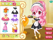 Cute Waitress Service Game free online time management serving customers and taking orders