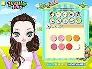 Sophia Picnic Haircuts free online salon game screenshot showing Sophia getting her hair styled and dressed for a picnic