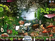 Wonderland 2 game screen, finding hidden objects and spotting differences in a fantasy world, play free online