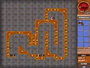 Marblous Maze free online physics puzzle game, marble rolling game, drag and turn obstacles, PlayArcadeHub