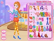 Fashion Rush free online dress up game, stylish anniversary outfit, fashion icon stylist game, PlayArcadeHub