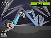 Kill Miley Flyrus free online arcade game, a fly caricature of a pop star being swatted