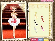 Ada's Birthday dress-up game character selecting an outfit for a party