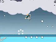 Ancient Origins: Flying Fish free online game on PlayArcadeHub, guiding Fred the flying fish above the ocean waves