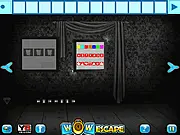 Wow Dark Room Escape free game online play scary point and click puzzle mystery