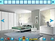 Wow White Room Escape free online game, point and click puzzle, play free escape room game, locked inside white room