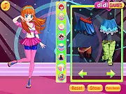 Play Disco Dancer free dress up game online. Choose a fancy outfit with sequins and glitter to shine on the stage.