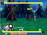 KOF vs Kingdoms online game screenshot, King of Fighters vs Three Kingdoms fighting game, play free arcade fighter on PlayArcadeHub