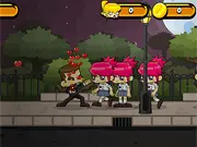 Play Handsome Werewolf Runner free online action game, transform into a beast, upgrade power, and avoid the police.