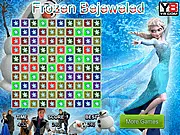 Play Free Frozen Bejeweled online Match 3 puzzle game with snowflakes and ice crystals