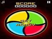 Hardest Genius free online game logo showing a spinning wheel with flashing colored lights, a memory challenge on PlayArcadeHub