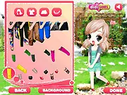Colorful Days 1 free online summer dress up game screenshot