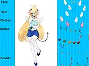 Woman Charine wearing stylish clothes, Charine Dress Up game screenshot, play free online fashion dress up game