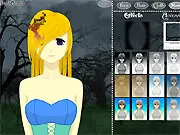 Gameplay screenshot of Anime Avatar Creator free online character design game