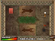 Aztec Golf free online mini golf game physics puzzle gold ball PlayArcadeHub