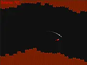 Cave Copter free online game screenshot, flying a helicopter in a cave while avoiding missile strikes