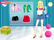 Mix with Shorts free online dress up game summer outfit fashion colorful PlayArcadeHub