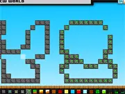 Screenshot of the free online game Pixel Box 2 showing block-based construction in a pixelated environment.