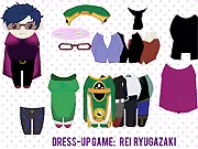 Rei Ryugazaki Dress-up free online anime game featuring the character in a customizable Iwatobi High uniform