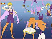 Gameplay screenshot of Magical Girl Princess Kenny Dress Up free online fashion game