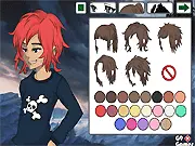 Screenshot of the G9 Sansheru dress-up game featuring a model ready for a casual night out