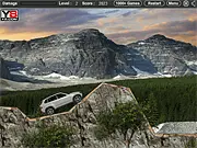 Play SUV Challenge free online, off-road driving game, balancing a crossover vehicle over hills, extreme 4x4 challenge