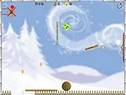 The Adventures of a Tennis Ball online game screenshot - free physics puzzle at PlayArcadeHub