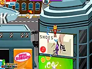 Iron Man Stark Tower free online action game, Tony Stark fights Loki's armies, Iron Man Mark 47 suit