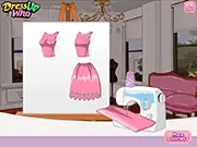 Play Laser Cut Leather Dress Design free game online, helping Jenny create a fancy leather dress using a laser machine
