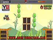 Angry Birds Hero Helicopter rescue mission online game, Red Bird flying helicopter, skill-based online game free