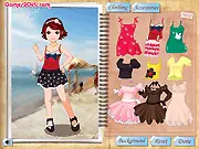 Play Middle School Photo Album free online dress-up game, styling Maggie's beautiful middle school fashion