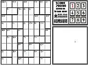 Inky KenKen logic puzzle game online free with 9x9 math cages