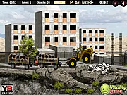 Heavy 2 Carry free online truck driving game | PlayArcadeHub double trailer cargo challenge