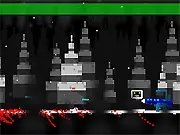 Gameplay screenshot of Space Crash Saga free online pixelated shooter game