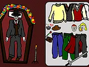 Skeleton Dress Up free online fashion game styling a spooky skeletal model PlayArcadeHub