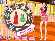 Help a gorgeous lady dress up in stunning outfits for a glamorous party in this fun online fashion game.