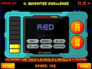ClickPlay QuickFire 2 free online puzzle game screen, showing a hidden 'play' button being revealed by a clever interaction.