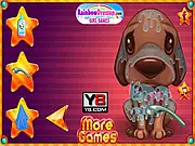 Sweet Puppy Love free online game, dog shelter adoption, puppy grooming makeover