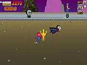 Dan Devil free online action game, stop a prison outbreak in Hell, fighting bosses with punches and jumps