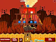 Devil Fall 2 arcade game free, little white angel survival game, explode devils with bombs online, physics puzzle game