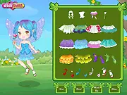 Play Little Flower Fairy free online game, helping the fairy change leaves to beautiful shades of brown and gold for Autumn