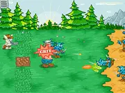 Play Harvest Defender free online tower defense game, building barricades to protect farm crops on PlayArcadeHub