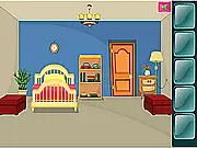 Kids Room Escape 1 free puzzle game, play online escape room, hidden objects and tricks game, logic puzzle for kids