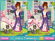 Play Emily in Love online free find the difference puzzle game on PlayArcadeHub, comparing two pictures to follow a romantic story.