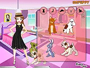 Ciara Profile Dressup free online fashion game screen, showing the model Ciara being dressed with stylish clothes and accessories.