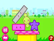 Daddy Please Stack online game screenshot - free physics block stacking game at PlayArcadeHub