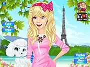 Walk in Paris free online dress up game fashion styling