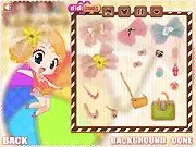 Honey and Milk 2 dress-up game screenshot, two friends choosing spring fashion, free online girl game